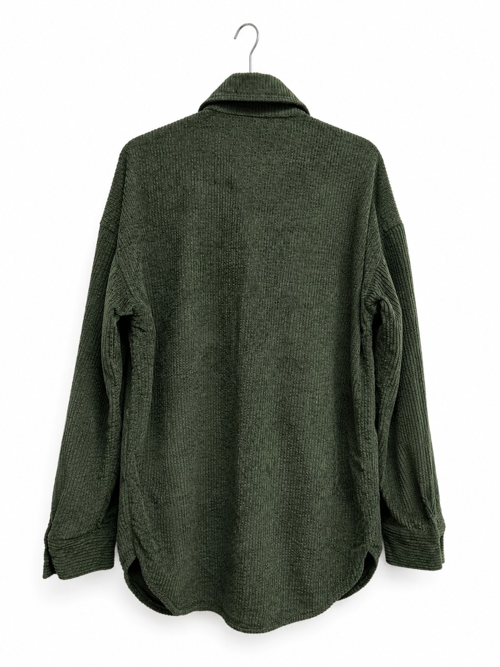 Aritzia Babaton Oversized Green Corduroy Shacket Size S - Picture 5 of 5